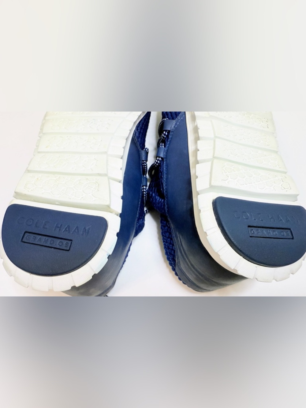 Cole Haan ZerøGrand Blue Knit Sneakers Lightweight Comfort Walking Shoes 6.5 - Picture 16 of 16